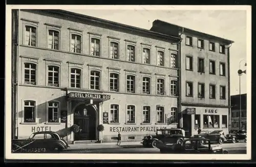 AK Kaiserslautern, Hotel Pfälzer Hof, Inh. D. Müller