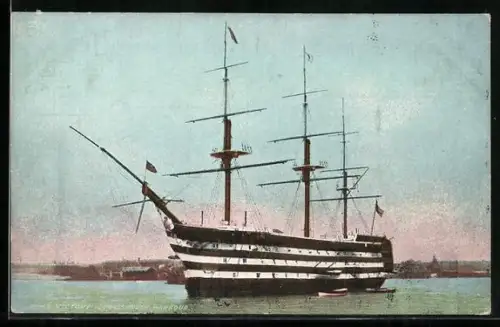 AK Portsmouth, H.M.S. Victory in Portsmouth Harbour