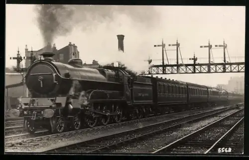 AK Britische Lokomotive Nr. 1169 der Great Central nach Verlassen von Bahnhof, englische Eisenbahn