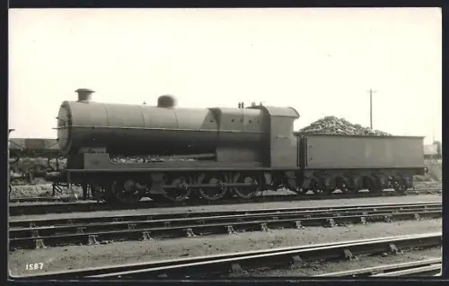 AK Britische Lokomotive Nr. 12965 mit Kohlentender, englische Eisenbahn