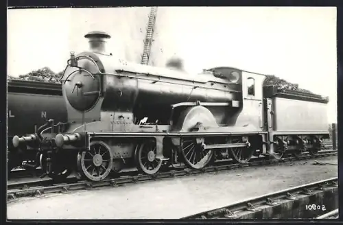 AK Britische Lokomotive Nr. 9896 Dandie Dinmont mit Tender, englische Eisenbahn