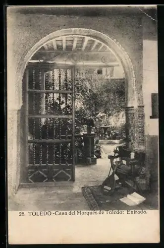 AK Toledo, Casa del Marques de Toledo, Entrada