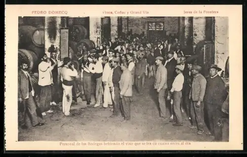 AK Jerez de la Frontera, Pedro Domecq, Vinos, Personal de las Bodegas
