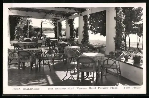 AK San Antonio Abad /Ibiza, Terraza Hotel Parador Playa