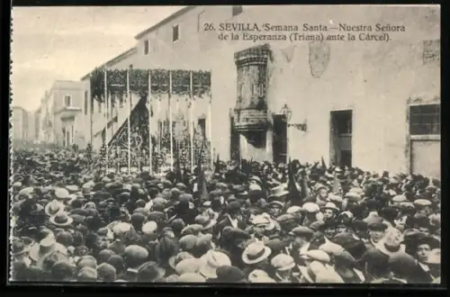 AK Sevilla, Semana Santa, Nuestra Senora de la Esperanza ante la Carcel