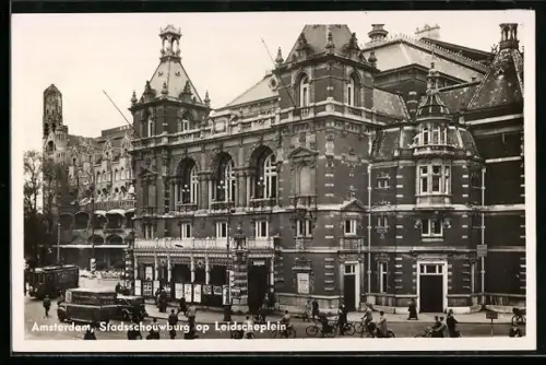AK Amsterdam, Stadsschouwburg op Leidscheplein