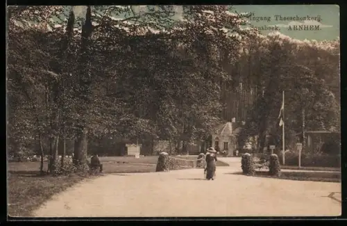 AK Arnhem, Ingang Theeschenkerij Sonsbeek