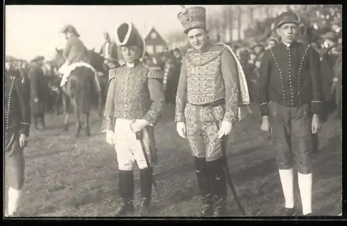 AK Gorinchem, Gorkum 1914, Historische Uniformen, Reiter