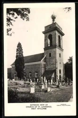 AK West Wycombe, Exterior View of Church of St. Lawrence