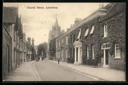 AK Aylesbury, Church Street with Church