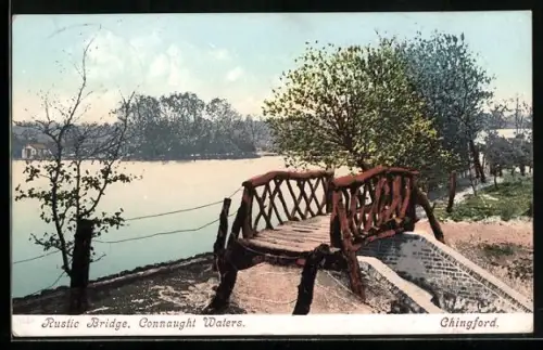 AK Chingford, Rustic Bridge near Connaught Waters