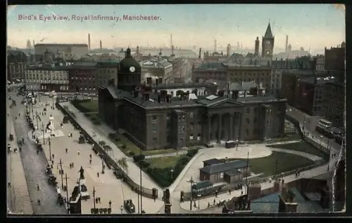 AK Manchester, Royal Infirmary, Bird`s Eye View