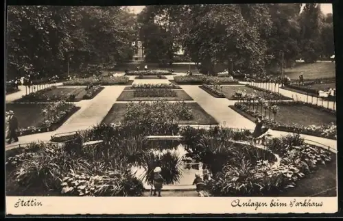 AK Stettin, Anlagen beim Parkhaus