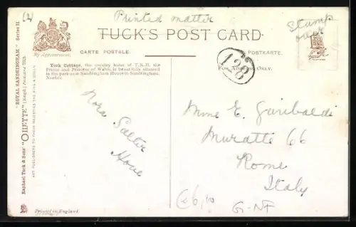 AK Sandringham, York Cottage