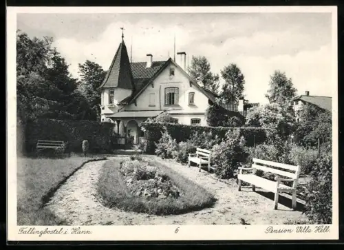 AK Fallingbostel i. Hann., Pension Villa Hell