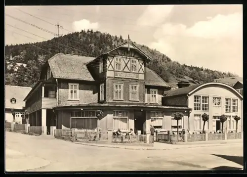 AK Sitzendorf /Thür. Wald, FDGB-Erholungsheim Max Kirchner
