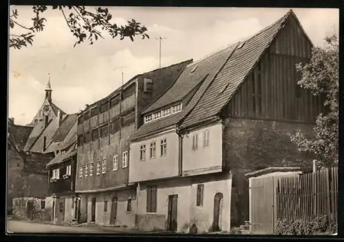 AK Freiberg /Sa., Alte Gerberhäuser