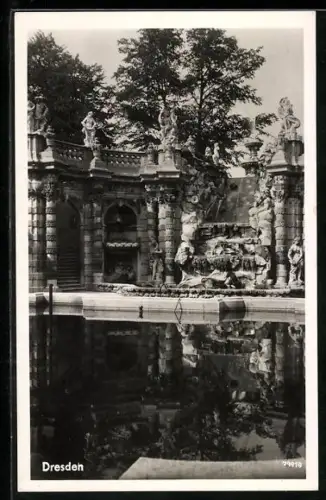 AK Dresden, Barockes Portal am Zwinger