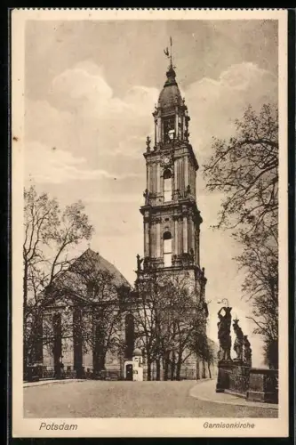 AK Potsdam, Blick zur Garnisonkirche