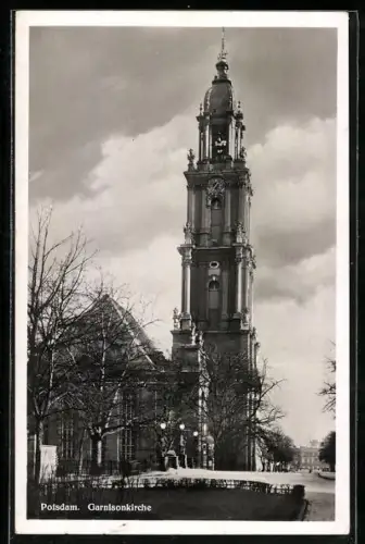 AK Potsdam, Strasse an der Garnisonkirche