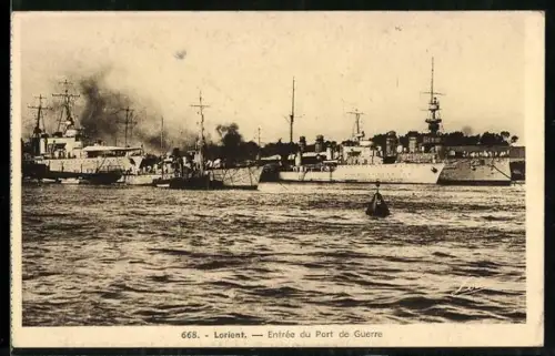 AK Lorient, Entrée du Port de Guerre, Kriegshafen