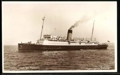 AK Passagierschiff SS Isle of Thanet der British Railways