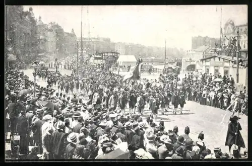 AK Wien, Kaiserhuldigungsfestzug 1908