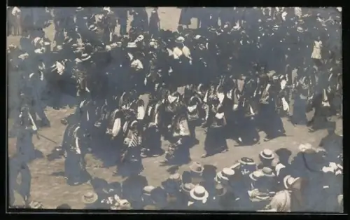 AK Wien, Kaiser-Jubiläum Huldigungsfestzug 1908, Nationalitätengruppe