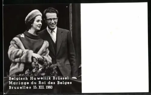 AK Bruxelles, Hochzeit des belgischen Königspaars 1960