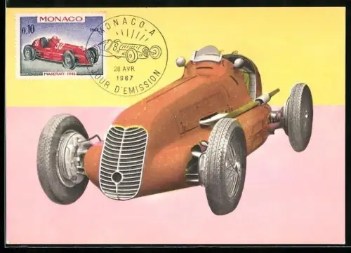 Maximum-AK Monaco, Voitures de Courses, Maserati 1948, Rennwagen