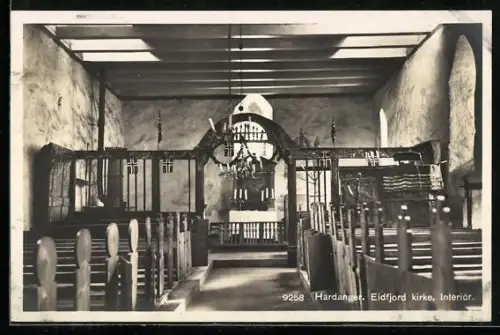 AK Hardanger, Eidfjord Kirche, Innenansicht