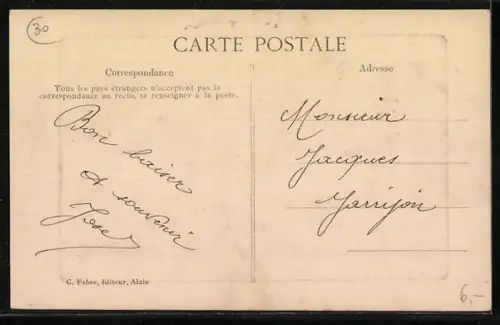 AK Alais, Rue de l`Hotel de Ville