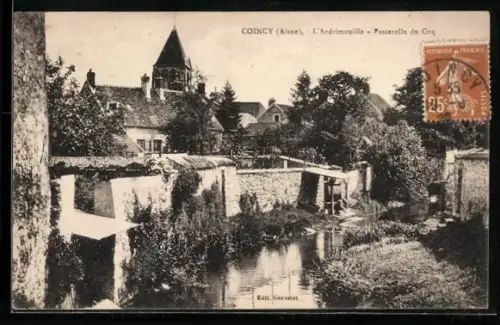 AK Coincy, L Ardrimouille, Passerelle du Coq