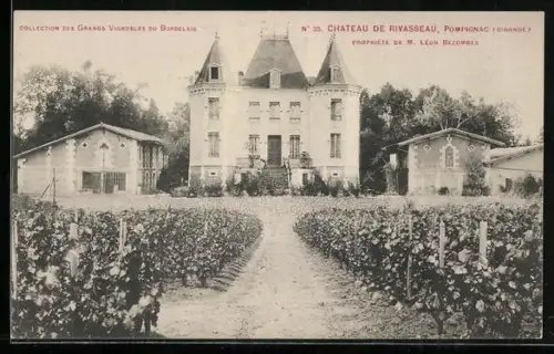 AK Pompignac /Gironde, Chateau de Rivasseau, prop. de M. Léon Bezombes