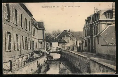 AK Nonancourt, le Quai du Guichet