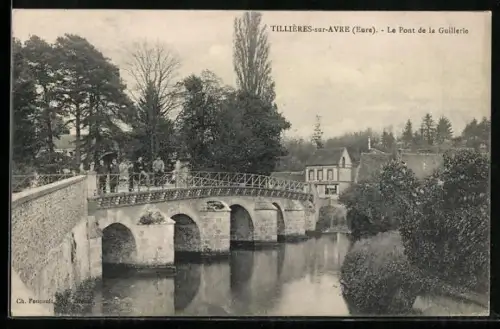 AK Tillieres-sur-Avre, le Pont de la Guillerie