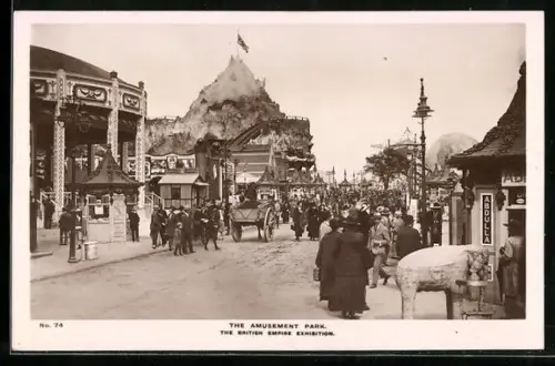 AK London, British-Empire Exhibition 1924, the Amusement Park