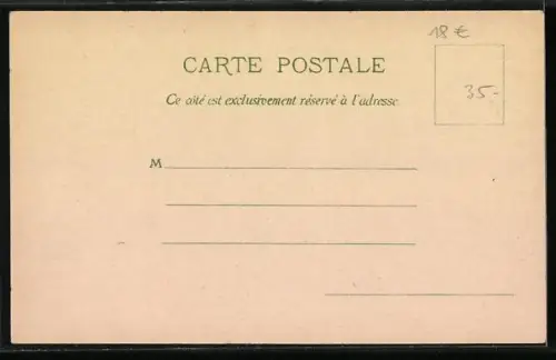 AK Monaco, La Roulette, Roulettetisch- und scheibe