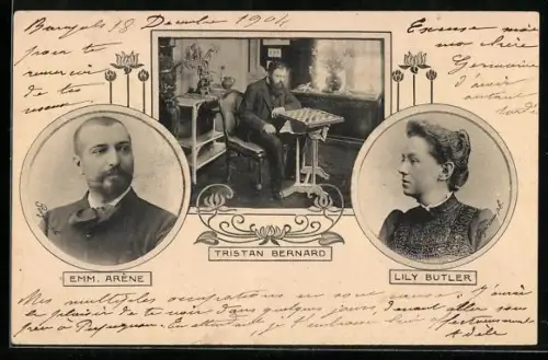 AK Emm. Arene, Tristan Bernard & Lily Butler