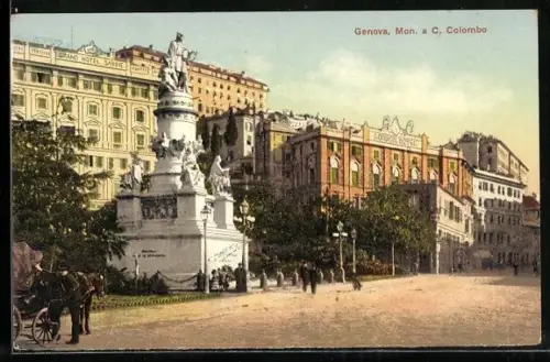 AK Genova, Mon. a C. Colombo