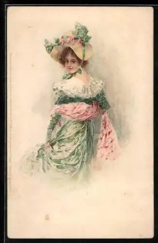 Künstler-AK Meissner & Buch (M&B) Nr.1068: Aus vergangenen Tagen