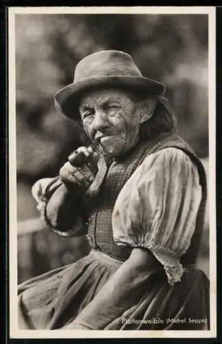 AK Plattenweible - Michel Seppe, Exzentriker, Transvestit