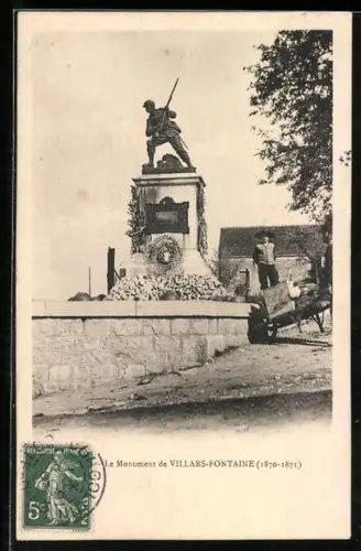 AK Villar-Fontaine, Le Monument de Villars-Fontaine