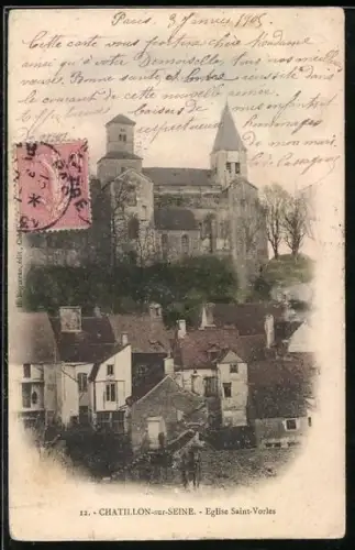 AK Chatillon-sur-Seine, Eglise Saint-Vorles