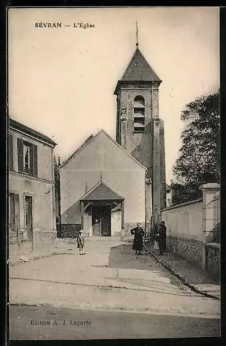 AK Sévran, L`Église, Ansicht der Kirche