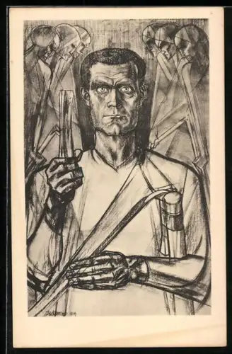 Künstler-AK Jan Toorop: De Opstandige