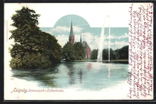 AK Leipzig, Johannapark und Lutherkirche