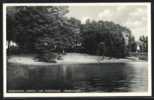 AK Schlänitzsee, Anglerverein Nedlitz Abt. Schlänitzsee, Badestrand