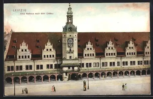 AK Leipzig, Altes Rathaus nach dem Umbau
