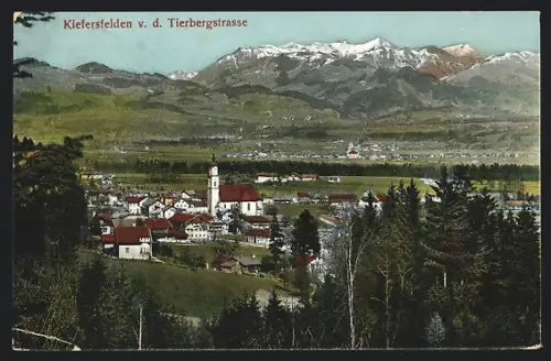 AK Kiefersfelden, Blick von der Tierbergstrasse